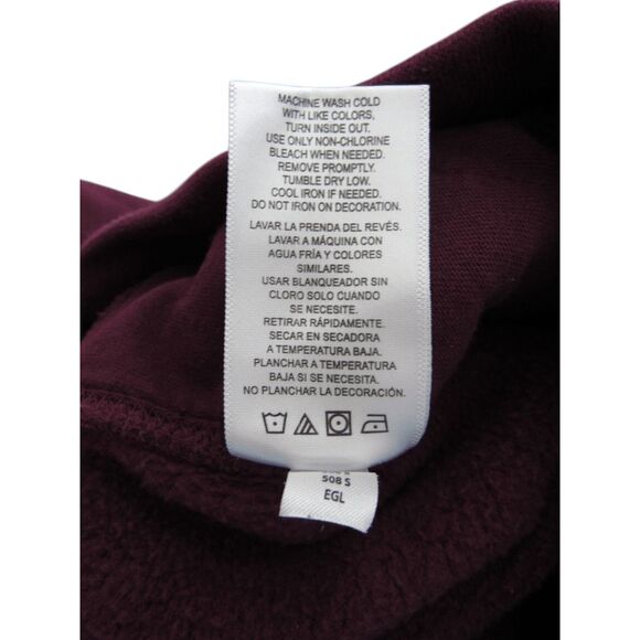 Champion Big C Logo Joggers Mens S Maroon Purple Sweatpants - Picture 6 of 6